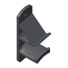 Xbox Controller and Headset Wall Mount Holder One Piece Black ABS Made in USA