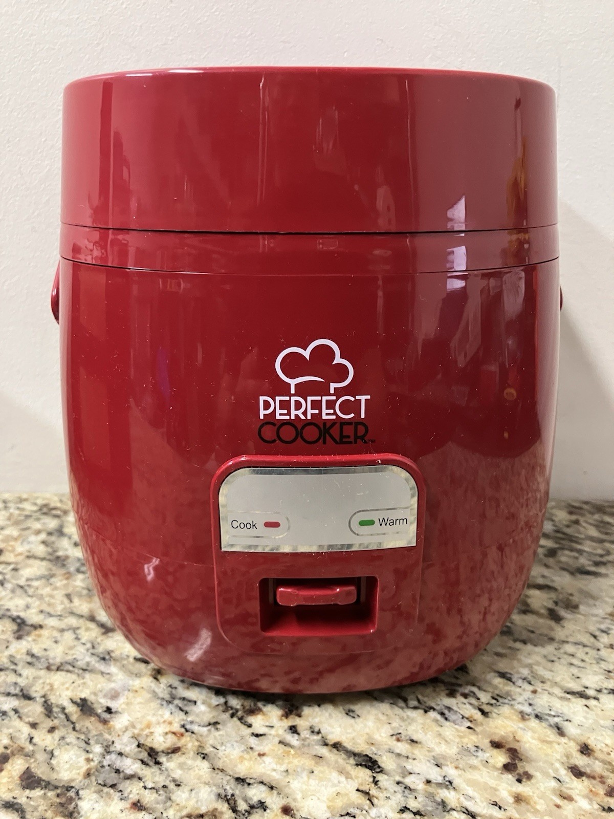 PERFECT COOKER Fusion Life Brands 3 Cup Touch Rice & More - Brand New - Red New!