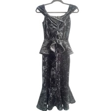 L'ATISTE Velvet Con Dress Size S