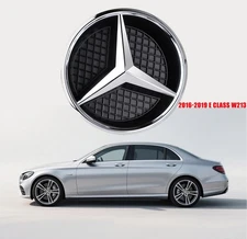 Front Chrome Car Grille Star Emblem Fit For Mercedes-Benz E-Class W213 E350 E63