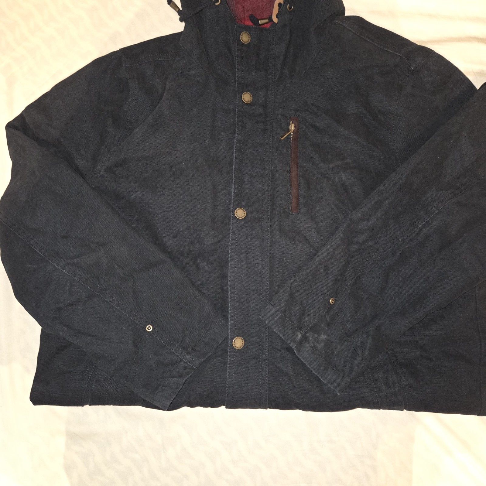 Pendleton Mens Jacket Size Large Black Zipup - image 2