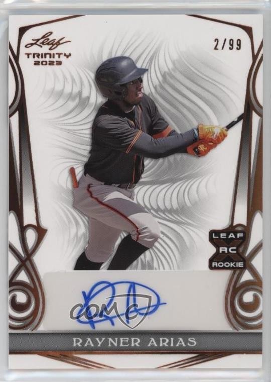 2023 Leaf Trinity Bronze 2/99 Rayner Arias #BA-RA1 Auto 1c0k