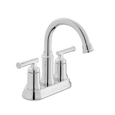 Glacier Bay Oswell 4 in. Centerset Double Handle High-Arc Bathroom Faucet Chrome