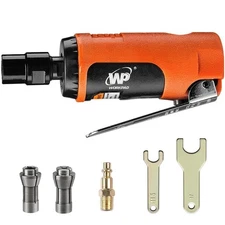 WORKPAD Mini Air Straight Die Grinder, 25000 RPM, Mini Pneumatic Tools, Equip...