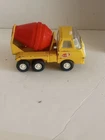 Vintage Tonka Mini Cement Truck Concrete Mixer Small Pressed Steel Yellow Red