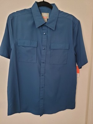 Mens Outdoor Short Sleeve St John's Bay Snap Button Up