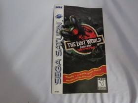 The Lost World Jurassic Park Sega Saturn CIB Complete W Manual Tested Working