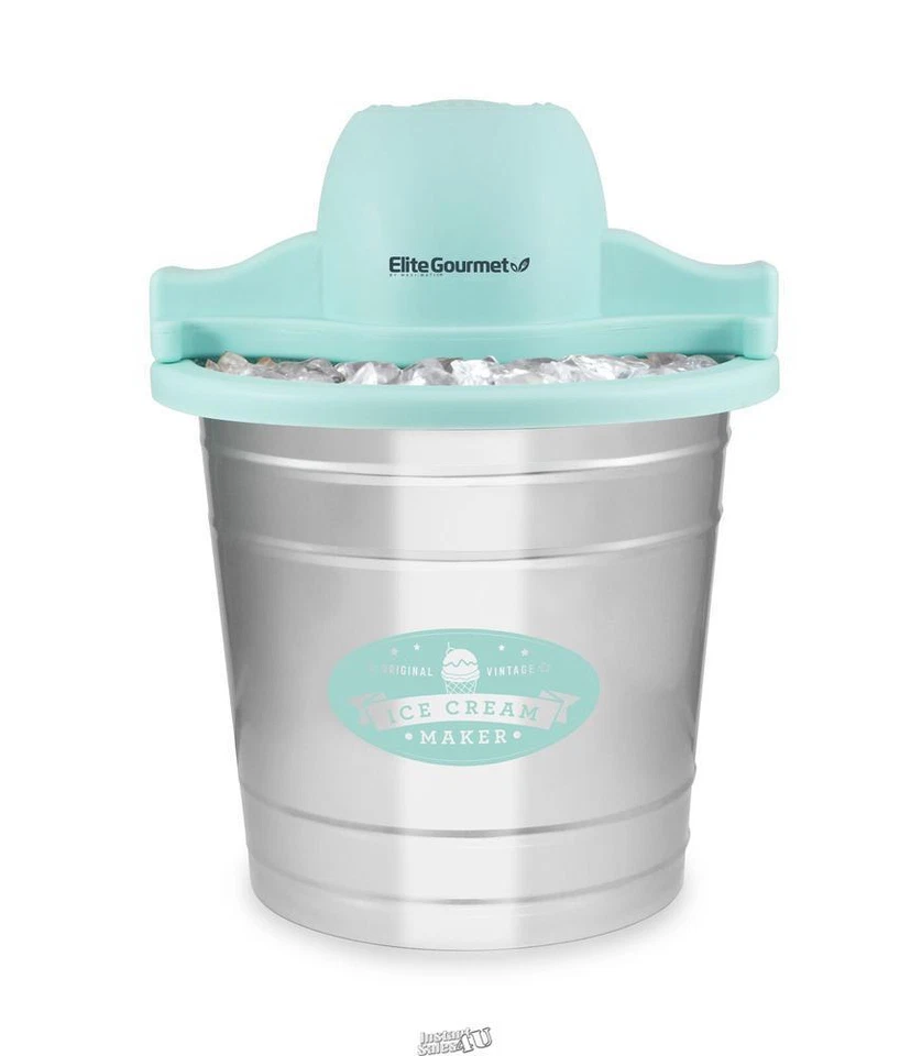 Heladera eléctrica Elite Gourmet Maxi-Matic antigua EIM-308LX 4 CUARTOS Foto 2 de 2