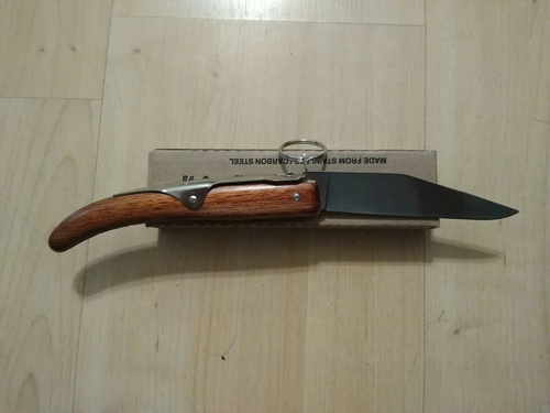 PREMIUM ORIGINAL Okapi LOCK RING Knife 907E South Africa Carbon Steel - Picture 7 of 13
