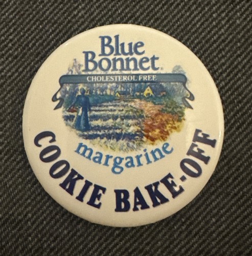 Blue Bonnet Margarine Cookie Bake-Off Pin Button Anstecker