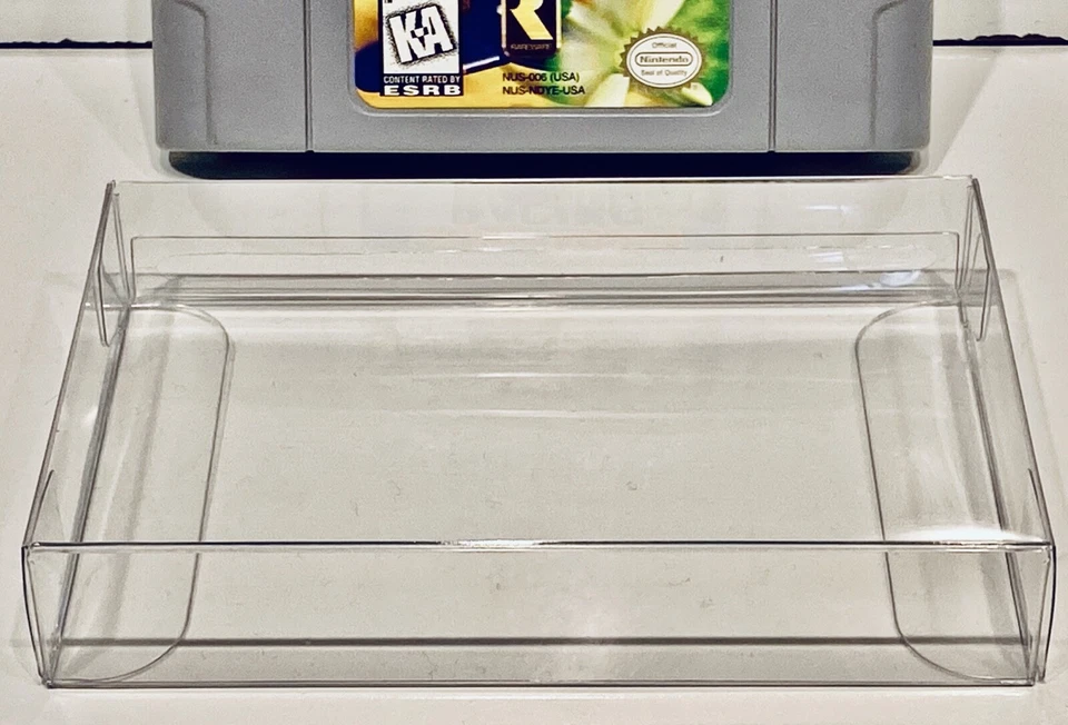 50x N64 CARTRIDGE PROTECTORS Side Opening Clear Box Sleeves Case Nintendo 64 - Image 3 of 4