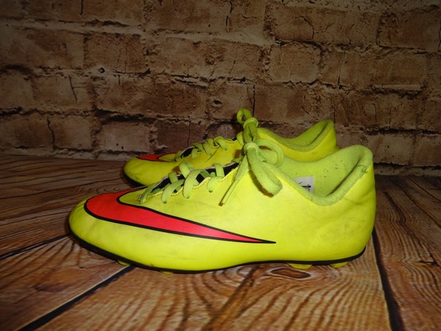 Nike Mercurial Womens Soccer Cleats Neon Yellow and Pink Size 5 Youth | eBay