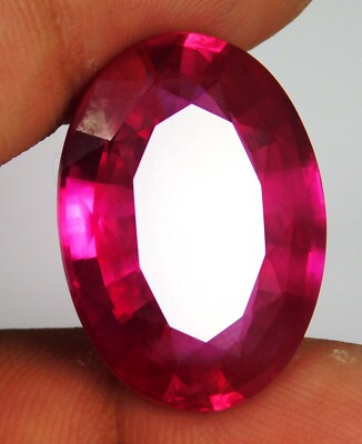 IGL Zertifiziert 43.90 Ct Natürlicher Pink Ruby Oval Cabochon Edelstein Lose