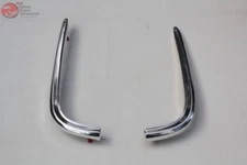 1967 1968 Chevy GMC Truck Front Fender Head Light Lamp Eyebrow Moldings Pair New