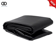 20 x 20FT Black HDPE Fish Pond Liners For Garden Landscaping Fountain Waterfall