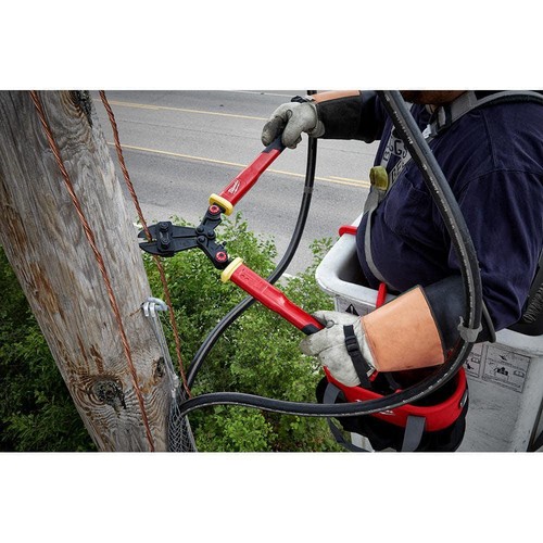 Milwaukee Bolt Cutter 24" Fiberglass Rotating Handle Lockable 7/16" Cut Capacity - Picture 4 of 8