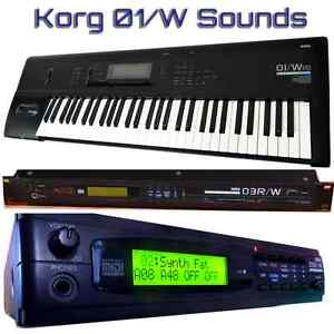 Most Sounds Korg 01 W O1 W 03r W 05r W Ebay