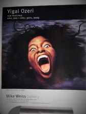 YIGAL OZERI   ART PIECE VTG ORIG  2005 ADVERTISEMENT