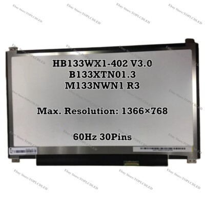B133XTN01.6 Fit LTN133AT32 B133XTN02.1 B133XTN01.3 N133BGE-E31 - Foto 5