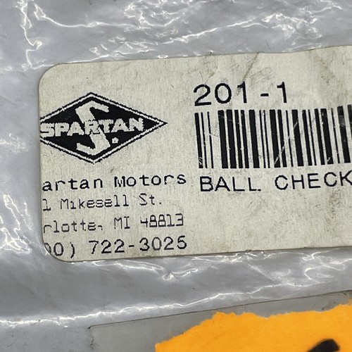 Spartan Motors Ball Check Fitting 201-1 - NOS - Picture 7 of 7
