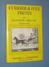 * CURRIER & IVES PRINTS - ILLUSTRATED CHECKLIST  *  hardcover in very good cond