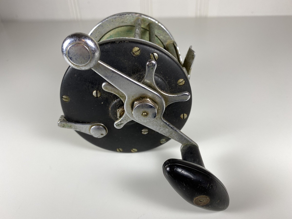 J A Coxe Black Casting Reel Model 950 500 yards Bronson
