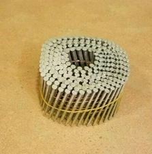 Qty:300 Bostitch 15 degree 2 1/2" x. 09" Coil Siding Nails Galvanized C8P90BDG