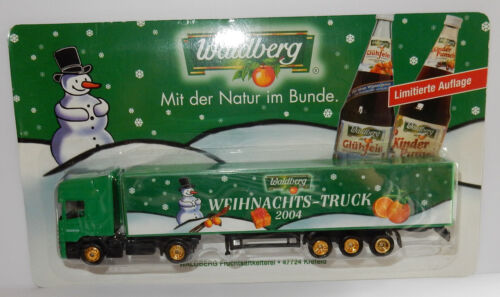 HÜMMER HO 1/87 CAMION SEMI TRUCK TRAILER SCANIA 420 WALDBERG JUS DE POMME FRUITS - Picture 1 of 2