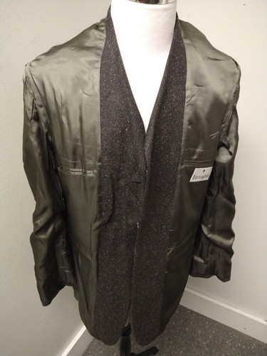 Blazer Barrington Para Hombres Tweed Lana Seda Talla 38R/42 Chaqueta Deportiva Hopsack Carrera - Imagen 5 de 9