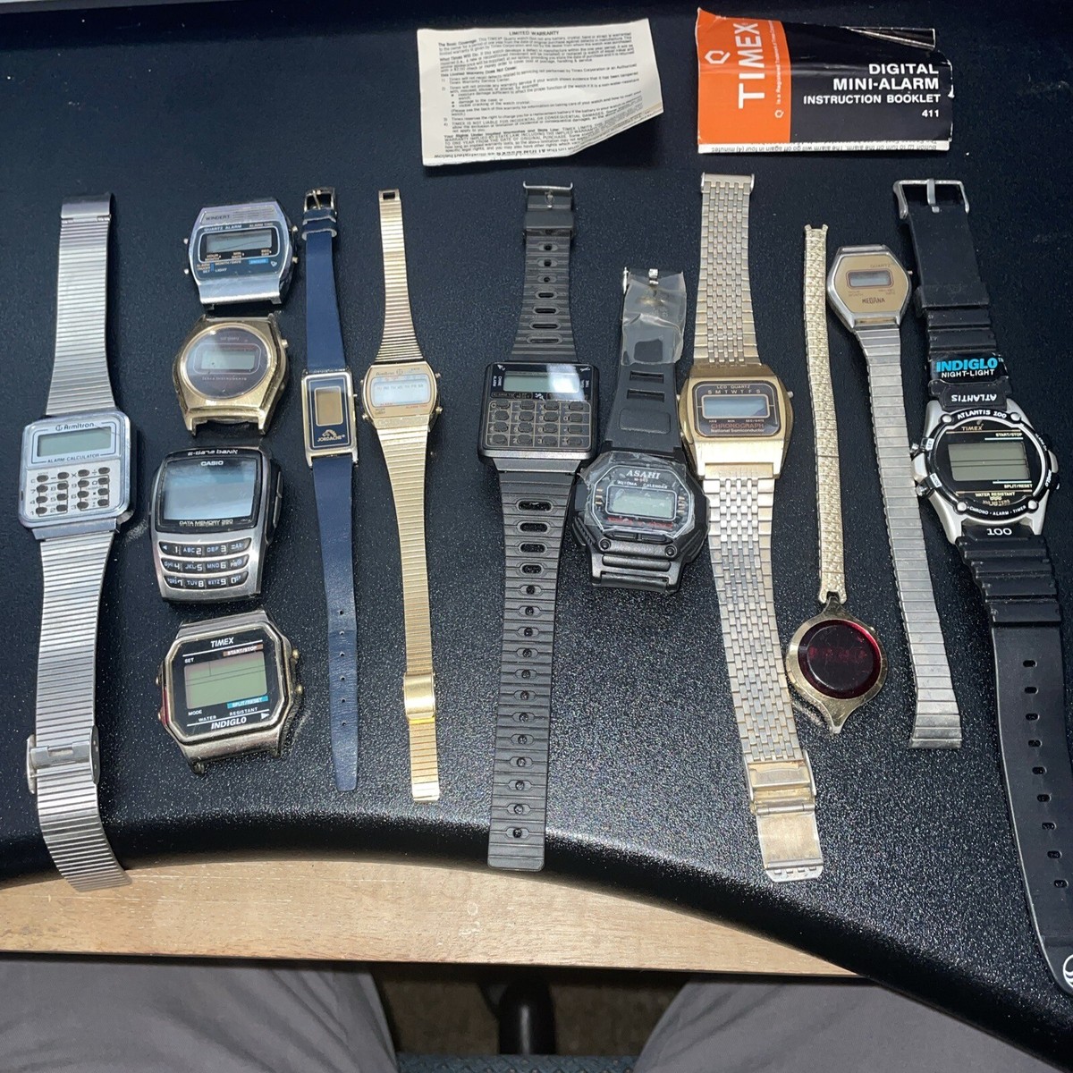 18 Vintage Digital Watches Calculators (Timex, Asani, Armitron