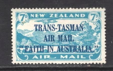 M16746 New Zealand 1934 SG554 - 7d light blue.