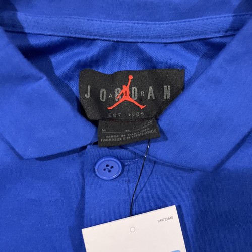 Men's Air Jordan Golf Polo Shirt Nike Dri-Fit Blue Casual DQ7905-419 Size M - Picture 2 of 6