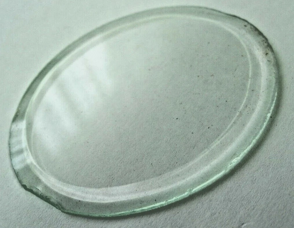 Verre Plat Rond Pour Horloge/réveil/pendule - Diamètre 62,4 Mm - Référence 1035 - Occasion