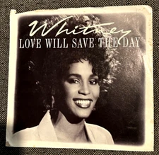 WHITNEY HOUSTON - LOVE WILL SAVE THE DAY - EX  ARISTA 45 WPS