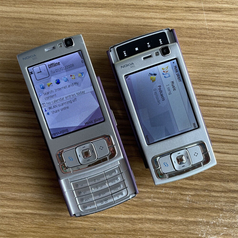 Nokia N Series N95 - Deep plum 3G GSM Wifi 5MP Slider Unlocked