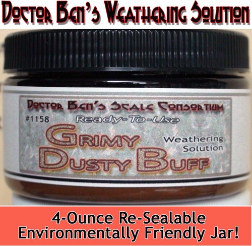 Grimy Dusty Buff Weathering Solution Doctor Bens Holz Kunststoff Metall Resindio1931