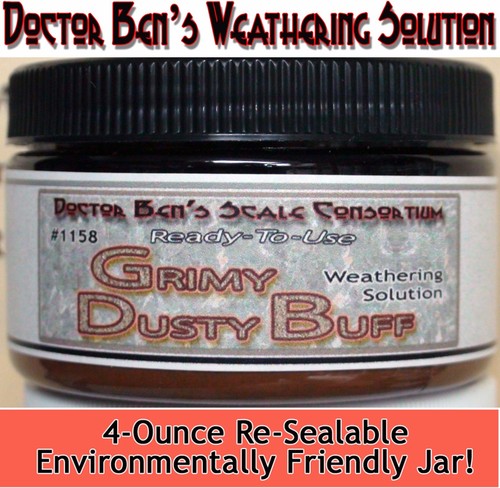 Grimy Dusty Buff Weathering Solution Doctor Bens Wood Plastic Metal Resindio1931 - Picture 1 of 12