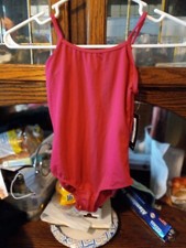 Girls 8-10 One Piece Swimsuit Pink Swimwear Swim Bathing Suit Brand New Am