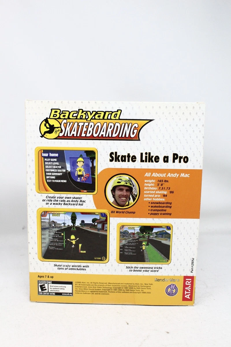  Backyard Skateboarding - PC : Video Games