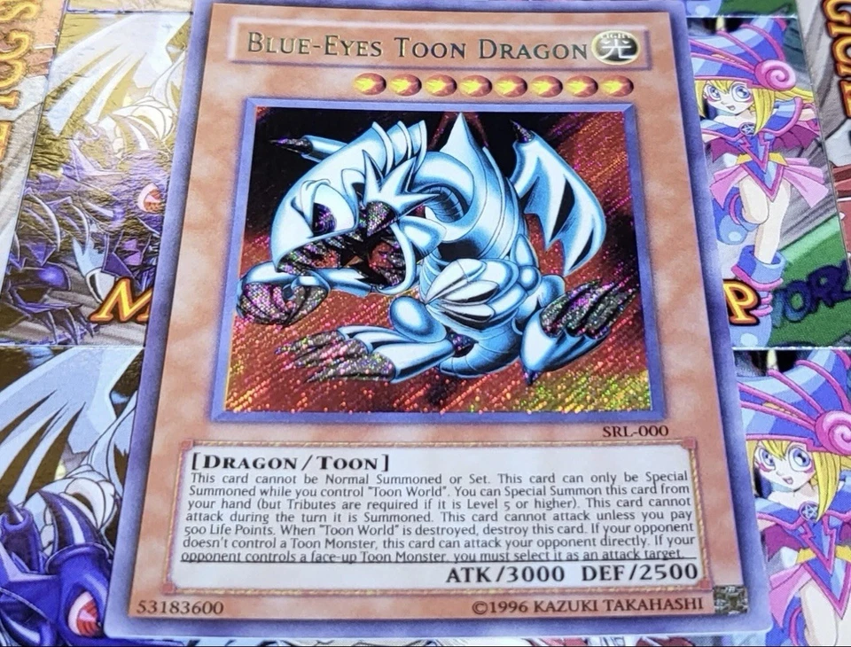 Yugioh Blue-Eyes Toon Dragon Spell Ruler Secret Rare SRL-000 Holo Bleed NM - Image 4 of 4