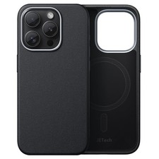 Magnetische Dünn Hülle für iPhone 15 Pro Schwarz kompatibel mit MagSafe