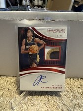 2024-25 Panini Immaculate Antonio Reeves #132 RC Rookie Patch Auto RPA Red #/25