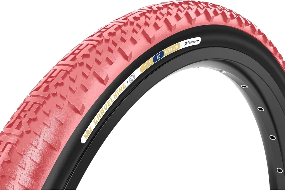 Neumático Panaracer GravelKing X1 TLR Tubeless 700x40C Rosa/Negro - Imagen 1 de 4