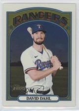 2021 Topps Heritage High Number Chrome 818/999 David Dahl #710 f2v