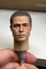 Pre Order 1/6 Scale Painted Brad Pitt Head Sculpt for 12'' Action Figure