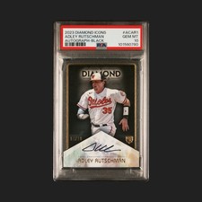 2023 Topps Diamond Icons Black Rookie Auto /10 Adley Rutschman PSA 10 Gem Mint