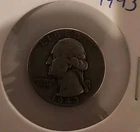 1943 25C Washington Quarter