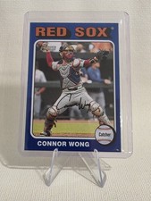 2024 Topps Heritage High Number CONNOR WONG Blue Border SP Card #658