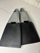 Aqua Lung Sport Adult Rental Swim Fins Grey  Black Size 1-3
