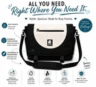 Glacier Baby Messenger Diaper Bag Large Waterproof Travel Baby Organizer